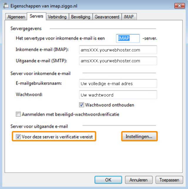 windows mail nl 08c ssl
